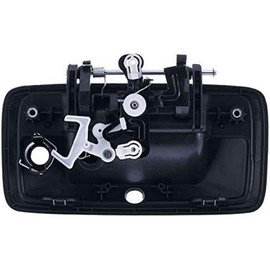 KarParts360 for GMC Sierra 2016 2017 2018 Tailgate Handle | Plastic, Metal | Black Color | with Key Lock Hole | Excluded Key Pad | Excluded Linkage | Replacement for 23487215-A