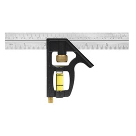 Johnson Level & Tool 406EM Professional Inch/Metric Combination Square, 6", Silver, 1 Square*