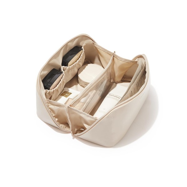 EACHY EACHY Travel Makeup Bag, Large Capacity Cosmetic Bags for