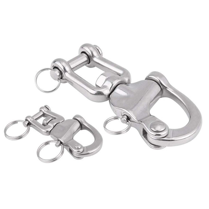 316 Stainless Steel Snap Shackles Quick Release Swivel Jaw Snap