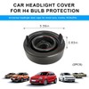 BWBWND 2PCS Car Headlight Dust Caps, 80mm Rubber Sealing Protective
