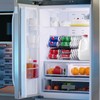 Sorbus Soda Can Organizer for Refrigerator - Stackable w Lid