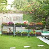 OYEAL Raised Garden Bed with Legs & Trellis, 32" Tall