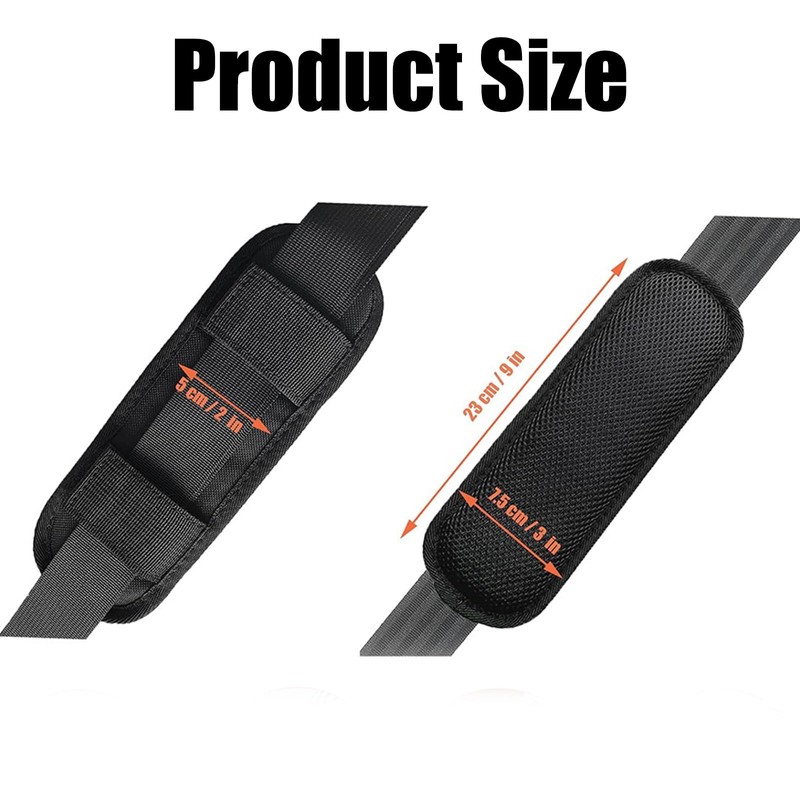 2 Pack Extra Thick Shoulder Strap Pad Backpack Straps, Breathable