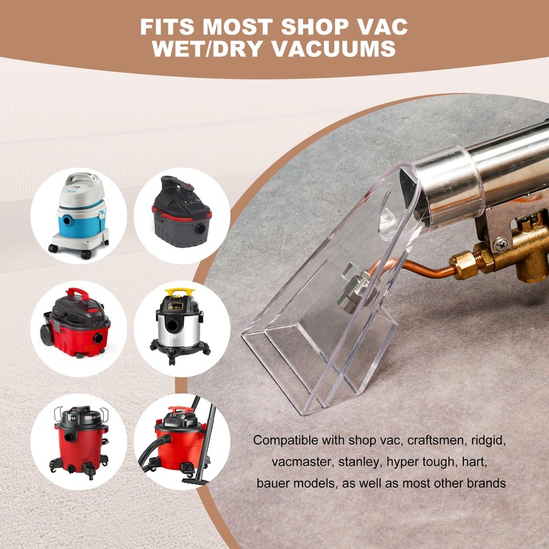Pro-Grade Shop Vac Extractor Conversion Kit - Universal Shop Vac