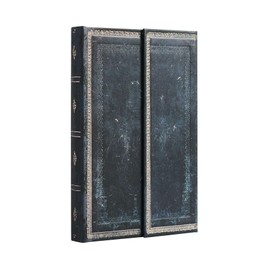 Inkblot (Old Leather Collection) Mini Lined Journal: Hardcover, 85 gsm, Ribbon Marker, Memento Pouch, Wrap Closure