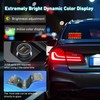 Mini LED Sign for Car - Devil Eyes Light for