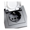 McPower Flair Protective Contact Socket, Pack of 2, Flush-Mounted IP44,