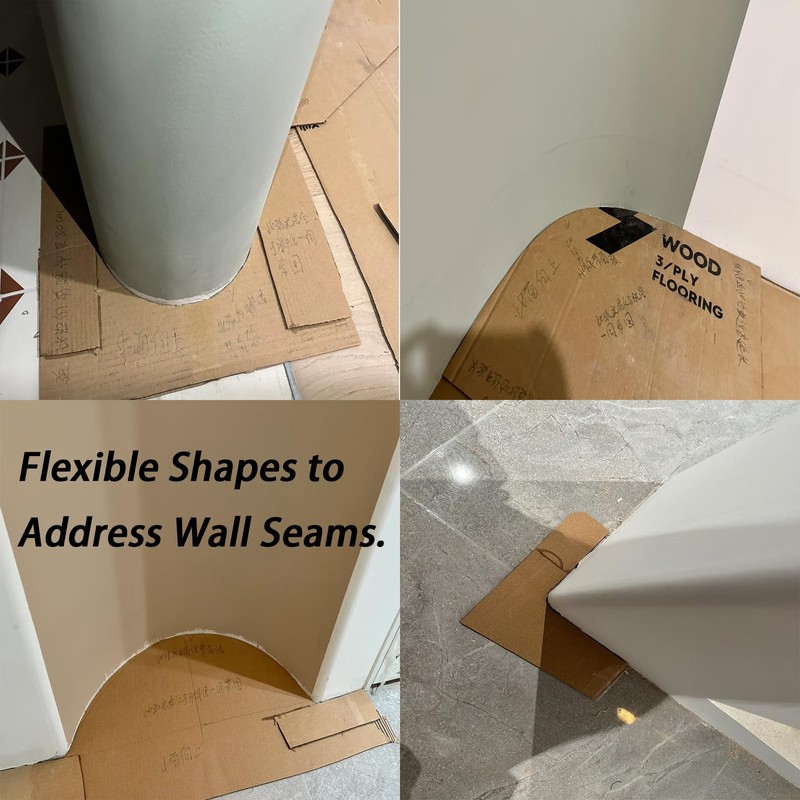 3/4″Flexible Quarter Round Molding Peel And Stick Rubber Trim Molding