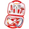 Theo Klein 10-Piece Doctor's Case 27 cm, red