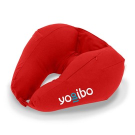 Yogibo Neck Pillow, X Logo, Red