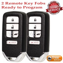 Honda 2x Remote Key Fob for Honda Civic CR-V 2017 2018 2019 2020 Pilot 2021 KR5V2X