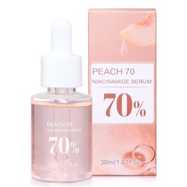 Peach 70 - Suero de niacinamida, suero para hidratación facial, suero facial para piel grasa, limpieza diaria