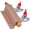 2 Way Air Distributor Co2 Manifold - 1/4" Threaded MFL