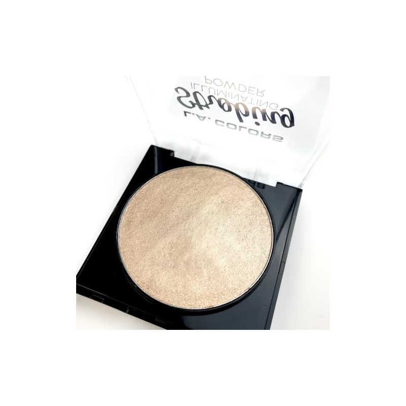 L.A. COLORS Strobing Illuminating Powder, Flashing Pink, 1 Ounce