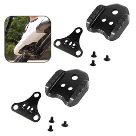 Liyquint Cleats Stabilizing Adapters for SPD, SPD Cleat Stabilizing Adapter,Transform Road Moutain Bike Cycling Shoes for SPD Shoes Three Holes Convert to Two Holes. (Black)