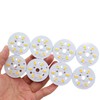 TAODAN 10PCS 40mm Diameter 3W Round Lamp Sheet Chip Circular
