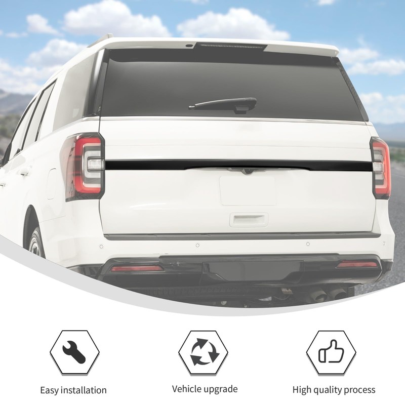 Linskip Tailgate Center Trim Panel Compatible with Ford Expedition 2022