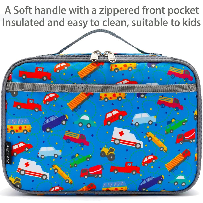 FlowFly Kids Lunch Box Insulated Soft Bag Mini Cooler Back