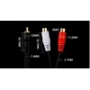 [WYVERN AUDIO #24] RCA Monaural Male to RCA Stereo Red-White