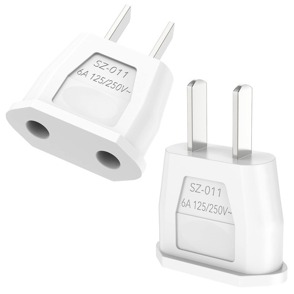 VIEVRE Pack of 2 travel adapters USA, US adapter, plug