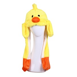 TVSVKWE 1 Piece Cartoon Duck Hat, Creative Design Hat, Plush Hat, Funny Hat, Hat With Moving Ears.