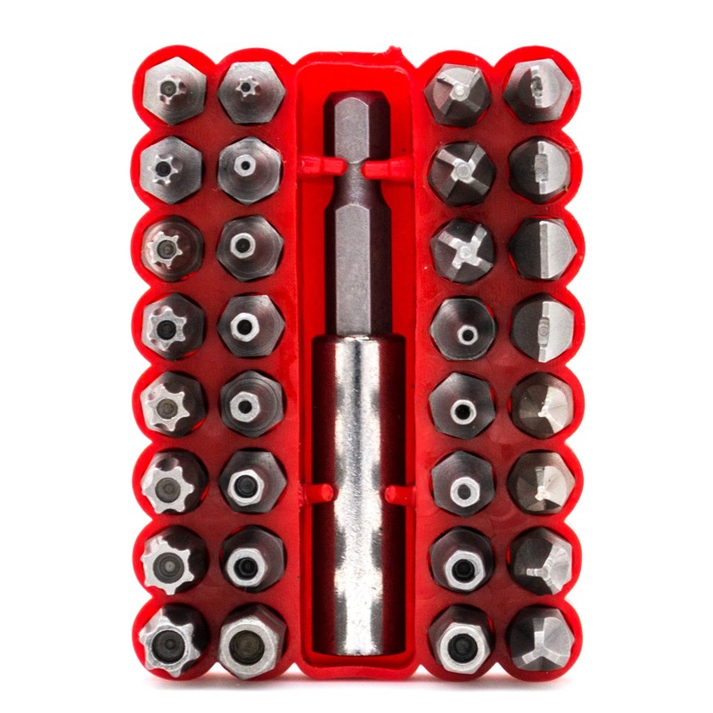 Bastex Tamper Proof Security Screw Hex Bit Head Set