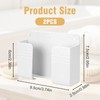TIESOME 2 Pcs Wall Mount Phone Holder, Phone Stand, Plastic,