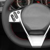MEWANT DIY Stitching Car Steering Wheel Cover Wrap for Scion