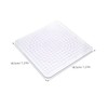 SEWACC Transparent Acrylic Clay Rolling Board Square Sculpting Surface for