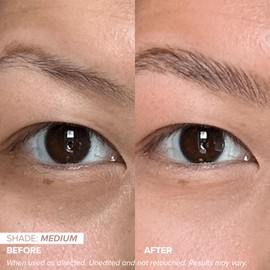 DRMTLGY Luminous Eye Corrector SPF 41, Under Eye Color Corrector for Dark Circles, Anti-Aging Tinted Eye Cream, Hydrating Eye Serum with Peach Undertone FSA/HSA Eligible, Medium