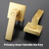 EHOMEWARE 5 Pack Interior Door Handles Brass Door Levers for
