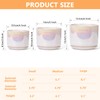 EFISPSS Plant Pots, 4+5+6 Inch Pots for Indoor Plants,Ceramic Planter