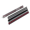 Rulex 30cm Black (c) Metal Triangular Scale Ruler 1:1 1:10