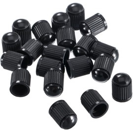 ANKIA 200pcs Black Plastic Tire Valve Stem Caps,Tyre Rim Wheel Valve Stem Dust Caps for Car Motorbike Motorcycle Trucks (200 PCS Stem Caps)