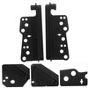 CHILDWEET 2pcs Double Din Dash Mounting Trim Bezel Kit for