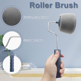 DAWRIS 7 Pcs Roller Sets for Painting, Paint Rollers and Trays Sets, Extendable Paint Roller Set, Paint Tray, Paint Stirrer, Paint Brush and Roller Set, Decorating Tools for Painting Walls, Ceilings