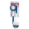 Good Cook 2-Piece Nylon Scrub Brush Set Multicolor, Medium