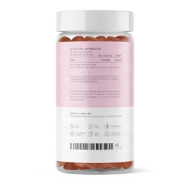 Biotin Gummies | 10,000mcg Strength | 2 Months Supply - 60 Vegan Vitamins | for Healthy Hair, Skin and Nails | Natural Watermelon Flavour | No Artificial Flavours and Preservatives
