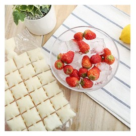 2 Pack 480 Ice Cubes Disposable Ice Bag Seal Ice Bags Freezing Maker Ice Mould Freezer Bags