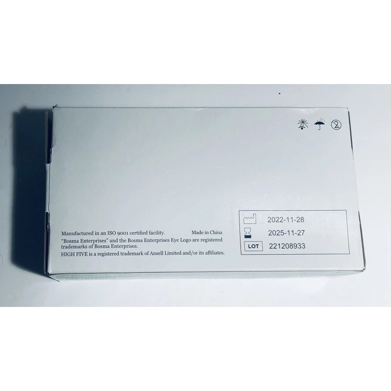 Bosma Flex-Vinyl Examination Gloves Power Free 100 Count Size Medium