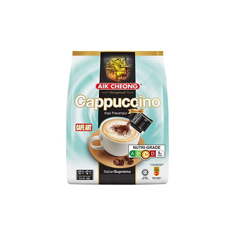 Aik Cheong Cappuccino Silkly Smooth(12 Sachets)