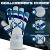 StrikoreX Goalie Gloves for Kids & Youth with 4mm Latex