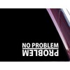 Off-Road - No Problem/Problem - 8" X 3" - Funny - Precision-Cut Vinyl Decal