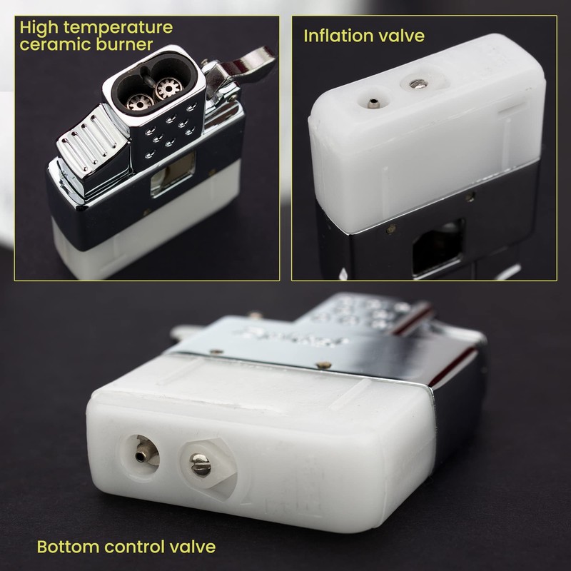 Jetflame insert for petrol lighters (no jet flame) (Doubel Cross