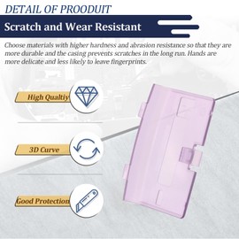 2PCS Battery Back Door Cover Case for Gameboy Advance GBA Back Cover Shell Replacement Rear Battery Housing Door for Game boy Advance GBA (Purple)