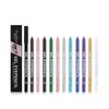 QIDSTERS Eyeliner Pencil Set, 12 Colors, Waterproof Gel Liner with