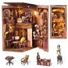 MiniCity DIY Book Nook Kit for Adults, 3D Wooden Puzzle