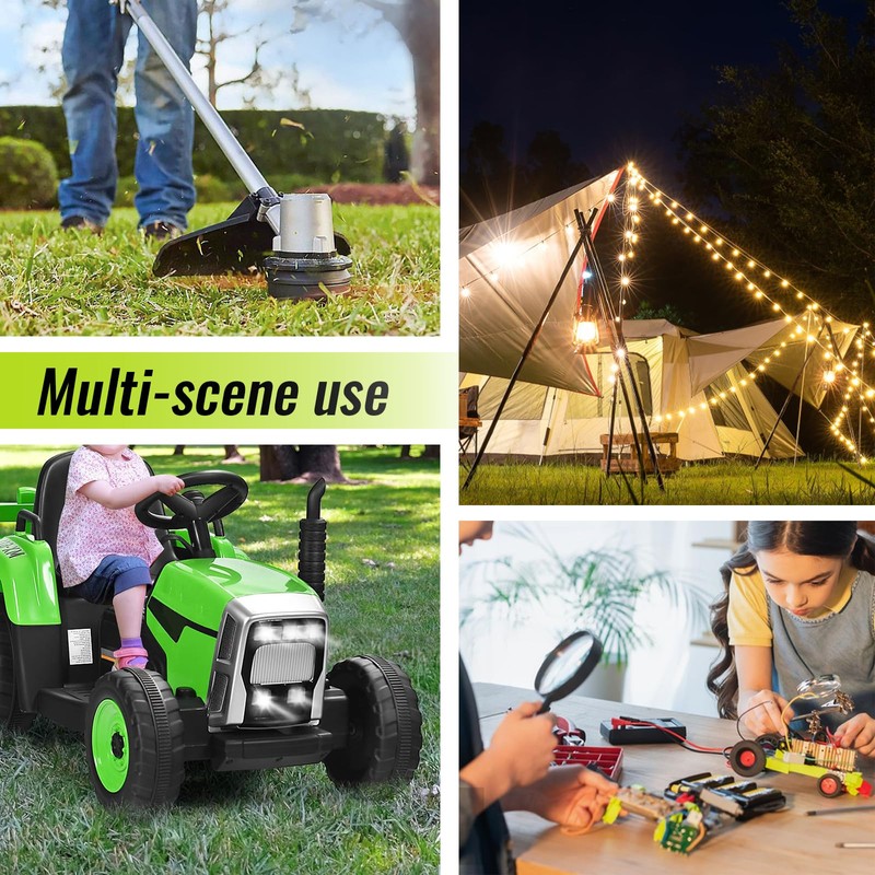 1 Pack Power Wheel Adapter Compatible with Ryobi 18V Battery,