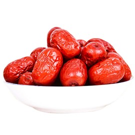 Red Dates Jujube Slices Snack JUJUBE Chinese Organic Dried Hongzao Red Dates Chinese Organic Red Dates Tea (250 Grams /0.55 lbs)